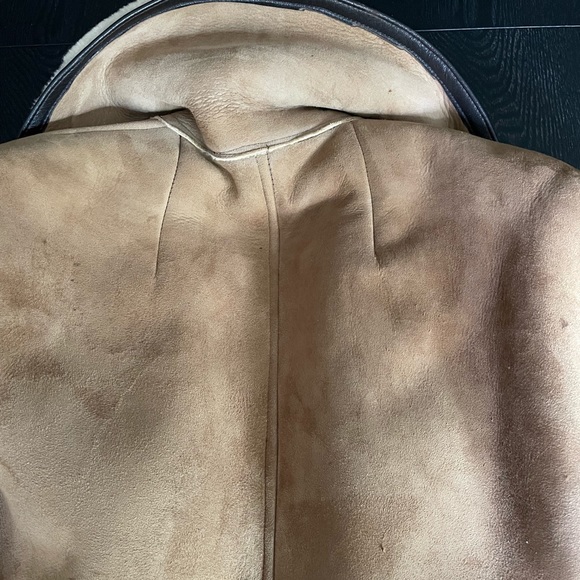 ❌SOLD❌Vintage Shearling Suede Coat - Picture 16 of 16